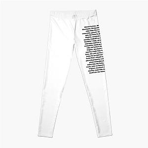 John Denver Country Roads lyrics Leggings