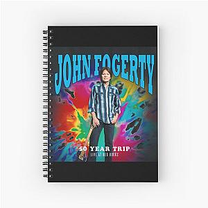 john fogerty tour 2020 50 year trip malamkamis Spiral Notebook