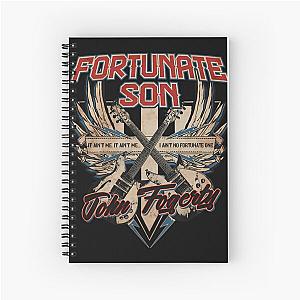 John Fogerty Fortunate Son  Jersey Spiral Notebook