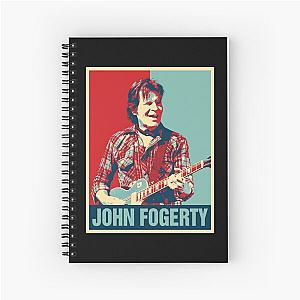 Retro Hope Style John Fogerty Spiral Notebook