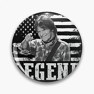 Distressed American Flag John Fogerty Music Legend Pin