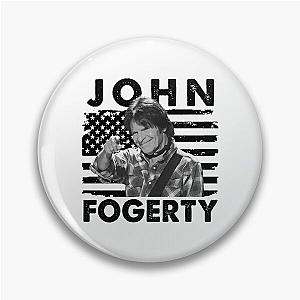 Retro American Flag John Fogerty Music Gift Pin