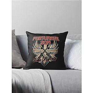 John fogerty fortunate son fitted jersey Throw Pillow