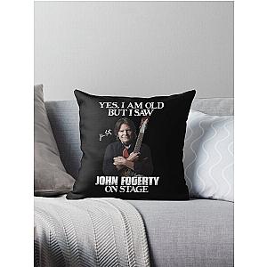 Yes I'm Old But I Saw John Fogerty On Stage Throw Pillow