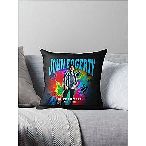 John Fogerty - 50 Year Trip Throw Pillow