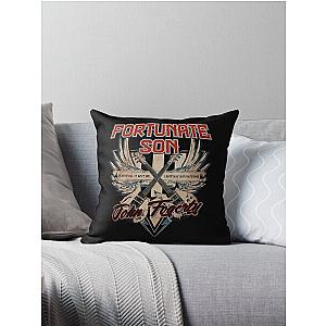 John Fogerty Fortunate Son  Jersey Throw Pillow