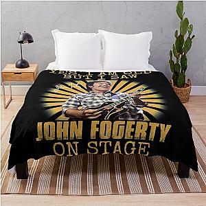 Yes I'm Old But I Saw John Fogerty On Stage Throw Blanket