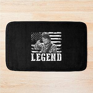 Distressed American Flag John Fogerty Music Legend Bath Mat