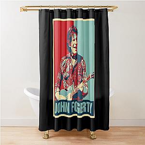 Retro Hope Style John Fogerty Shower Curtain