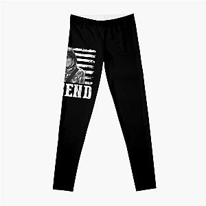 Distressed American Flag John Fogerty Music Legend Leggings