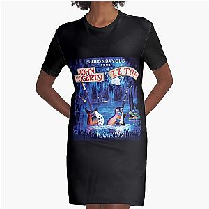 John Fogerty Music Band Graphic T-Shirt Dress