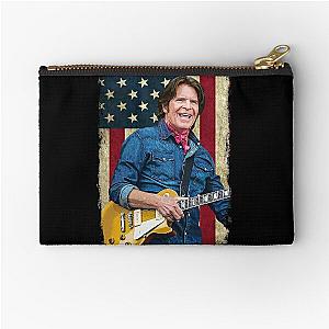 Vintage American Flag John Fogerty Legend Zipper Pouch