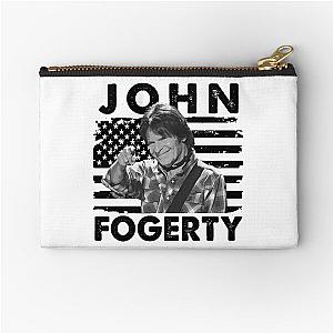 Retro American Flag John Fogerty Music Gift Zipper Pouch