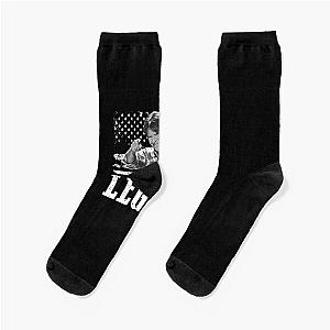 Distressed American Flag John Fogerty Music Legend Socks