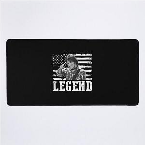 Distressed American Flag John Fogerty Music Legend Desk Mat