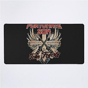 John fogerty fortunate son fitted jersey Desk Mat