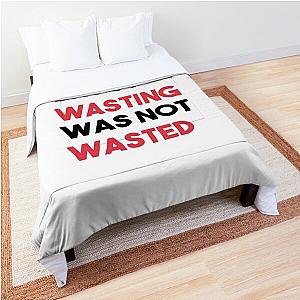 John Lennon quote - Time not wasted Comforter