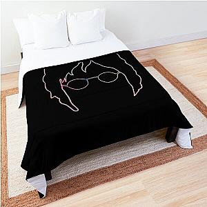 John Lennon Minimalist Portrait Comforter