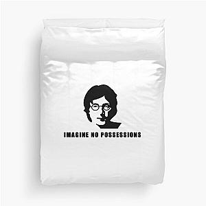 John Lennon Outline Imagine Lyrics  Duvet Cover