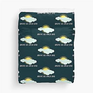 Imagine - John Lennon - Above Us Only Sky Lyrics Text Fitted  Duvet Cover