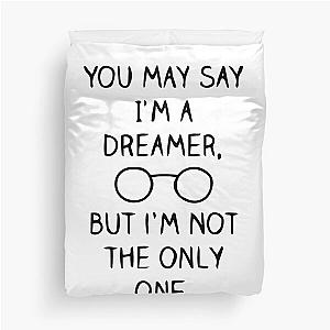 John Lennon Quote 	 	 Duvet Cover