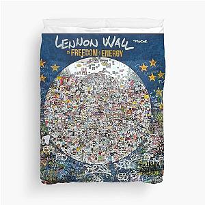 John Lennon Wall in Prague Duvet Cover