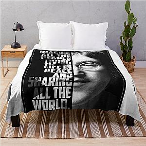  john lennon Throw Blanket