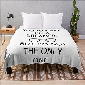 John Lennon Quote 	 	 Throw Blanket