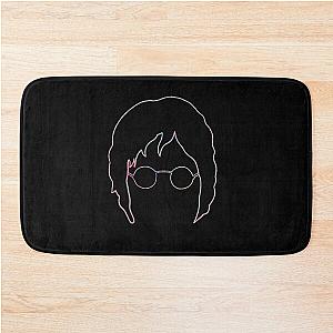 John Lennon Minimalist Portrait Bath Mat