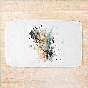 John Lennon Abstract Portrait Bath Mat