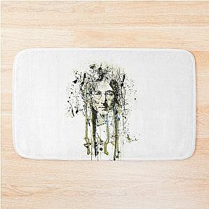 John Lennon Abstract Portrait Bath Mat