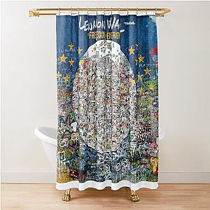 John Lennon Wall in Prague Shower Curtain