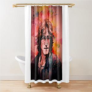 John Lennon Pop Art Shower Curtain