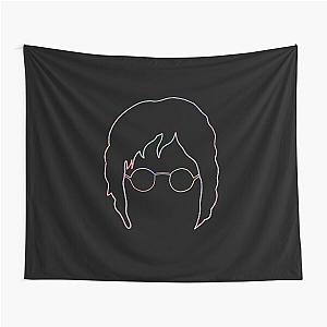 John Lennon Minimalist Portrait Tapestry