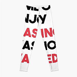 John Lennon quote - Time not wasted Leggings