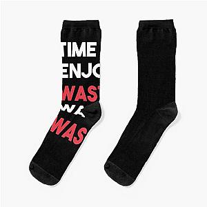 John Lennon quote - Time not wasted Socks