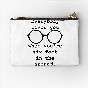 John Lennon quote - Everybody loves you Zipper Pouch