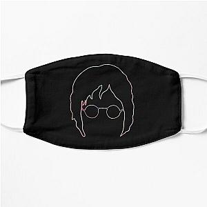 John Lennon Minimalist Portrait Flat Mask