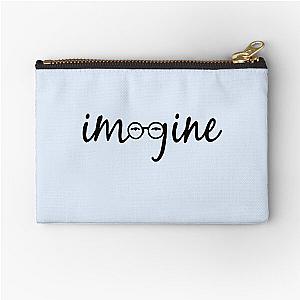 Imagine - John Lennon  Zipper Pouch