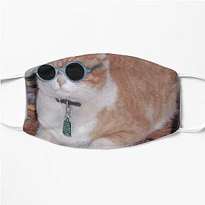 john lennon cat john lennon cat Flat Mask