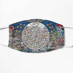 John Lennon Wall in Prague Flat Mask