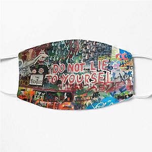 John Lennon Wall Prague Flat Mask