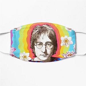 John Lennon Print Flat Mask