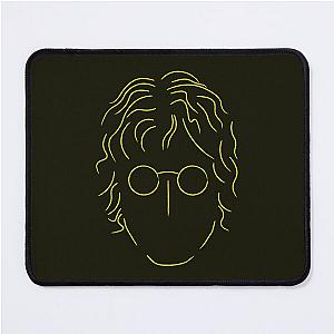 John Lennon Minimalist Yellow   Mouse Pad