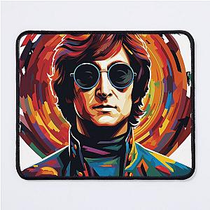 John Lennon in Vivid Colour  Mouse Pad