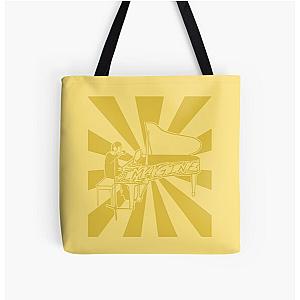 John Lennon "Imagine" Pop Art All Over Print Tote Bag