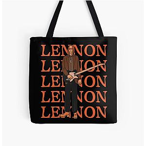 John Lennon 1974 Style All Over Print Tote Bag