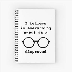 John Lennon quote - I believe Spiral Notebook