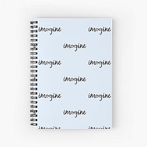 Imagine - John Lennon  Spiral Notebook