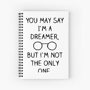 John Lennon Quote 	 	 Spiral Notebook